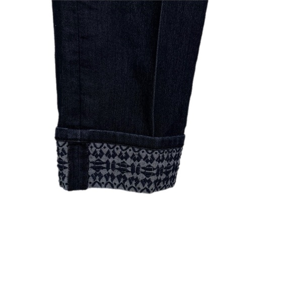 NYDJ Dayla Wide Cuff Denim Capri Pants size 8 - Picture 2 of 8